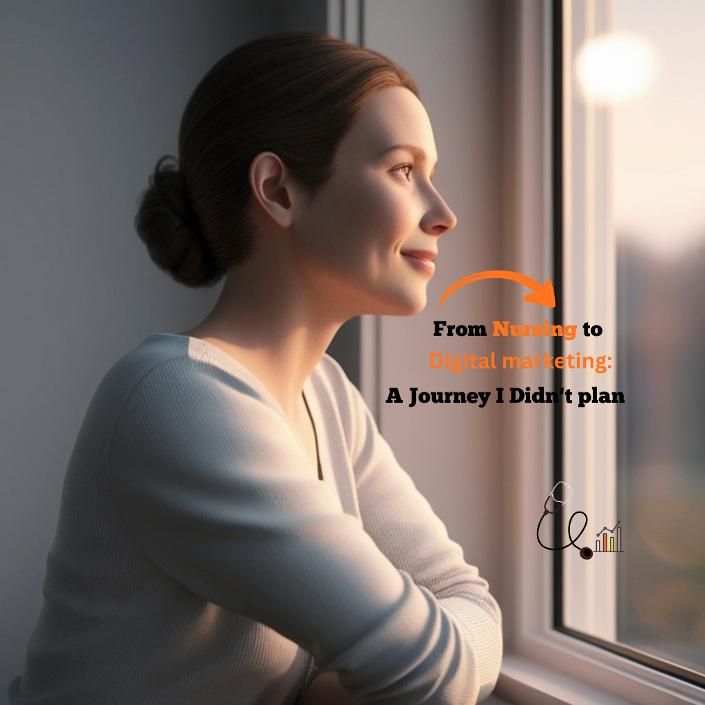 A woman looking outside the window